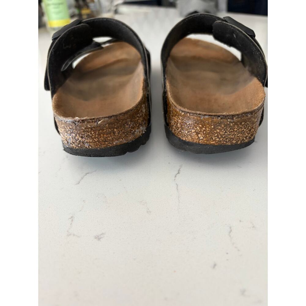 Birkenstocks, Arizona mocha two strap sandal size 39 Boho summer comfort casual - Picture 5 of 10